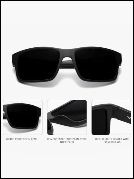 XXL Z87 Sunglasses for Big Wide Heads, TR90 Ultralight UV400 Safety Sun Glasses main image 5